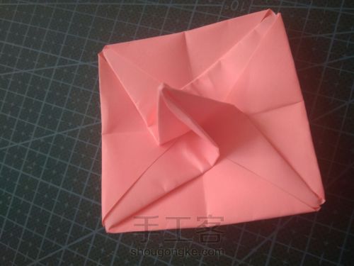 『实拍』一张纸折陀螺 第10步