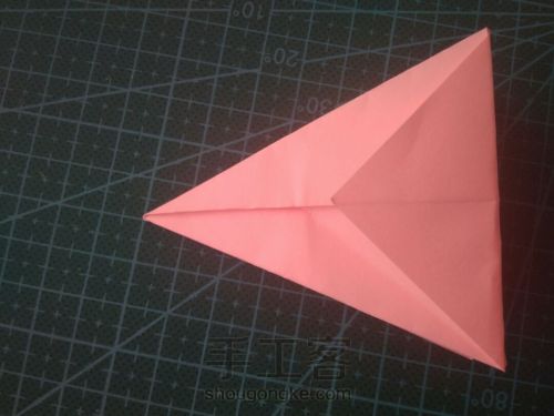『实拍』一张纸折陀螺 第8步
