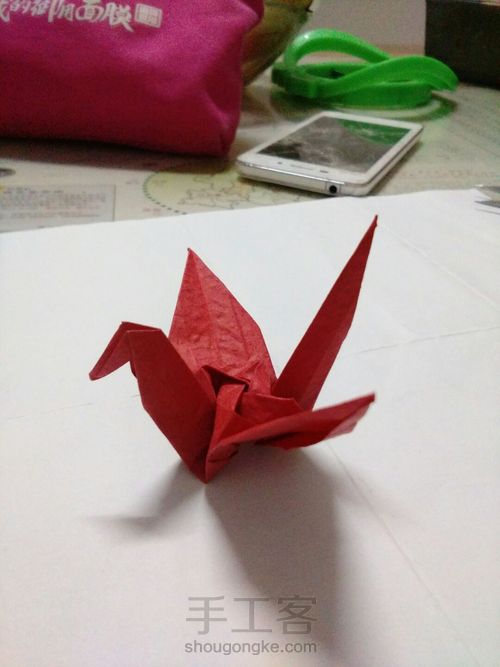 易烊千玺的千纸鹤玫瑰 第16步