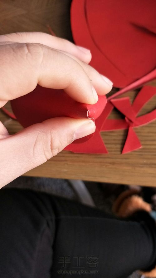 婚礼上的纸花 第4步