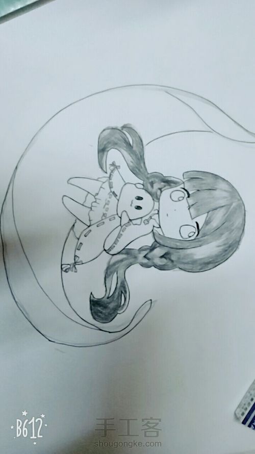 端午节手绘 第2步