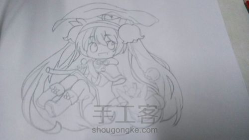 端午节手绘 第4步