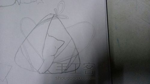 端午节手绘 第5步