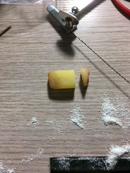 蜜蜡小印章制作教程 第4步