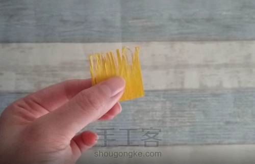 纸藤茶花教程 第1步