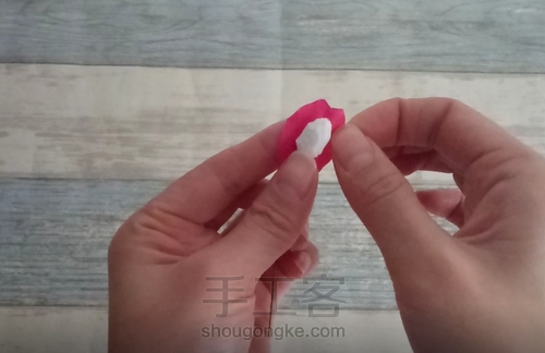 纸藤茶花教程 第10步