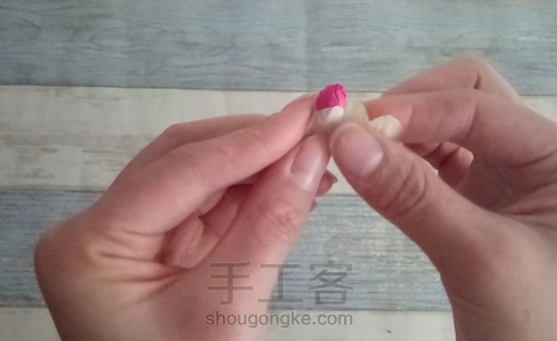 纸藤茶花教程 第12步