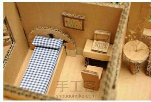 【转载】纸箱改造的小房子 第6步