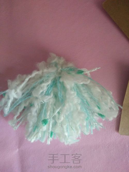 手帐流苏——薄荷之夏 第4步