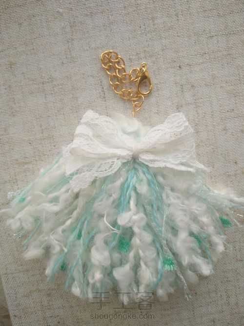 手帐流苏——薄荷之夏 第8步