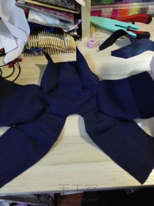 bjd校服的裙摆 第7步