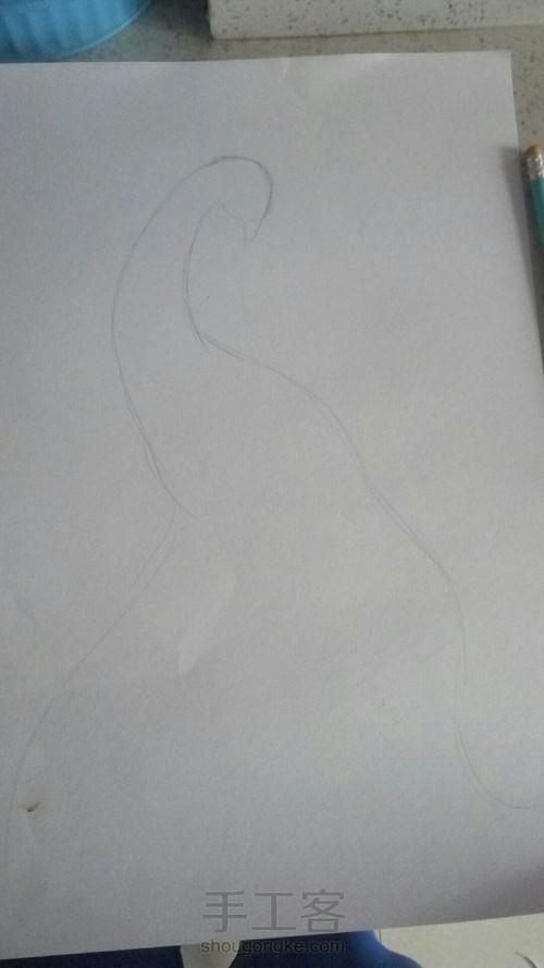 缠绕孔雀 第1步