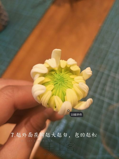 粘土菊花教程哦 第8步