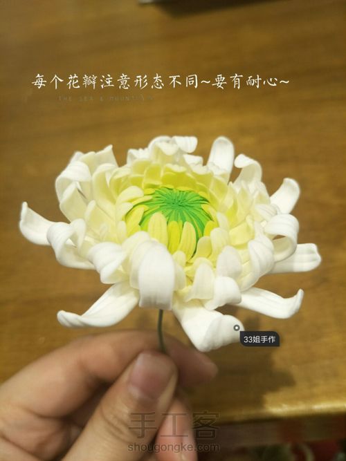 粘土菊花教程哦 第9步