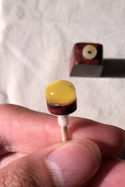 紫檀嵌蜜蜡鼻烟壶。 第42步