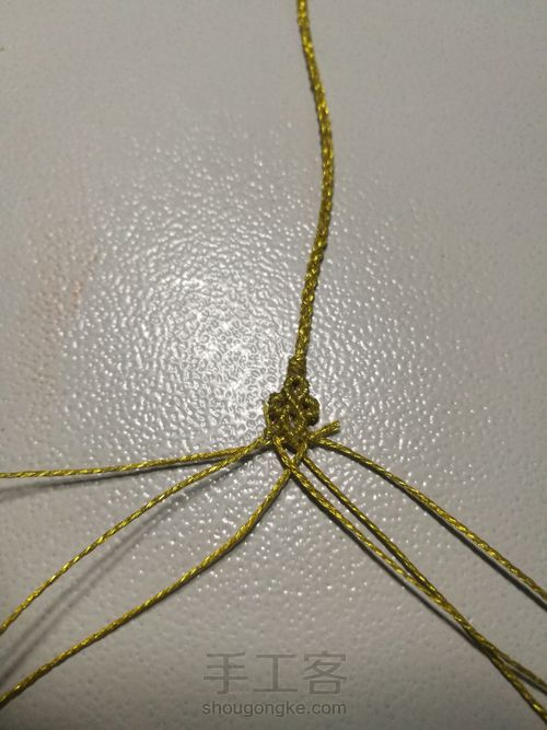 【原创】蕾丝金边珍珠手链 第10步