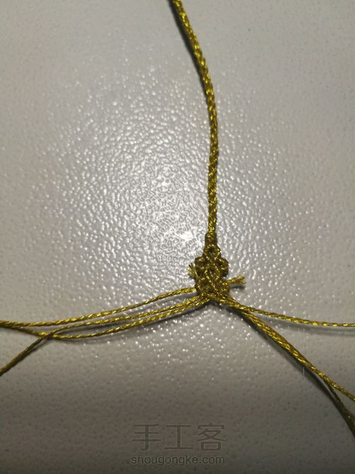 【原创】蕾丝金边珍珠手链 第11步