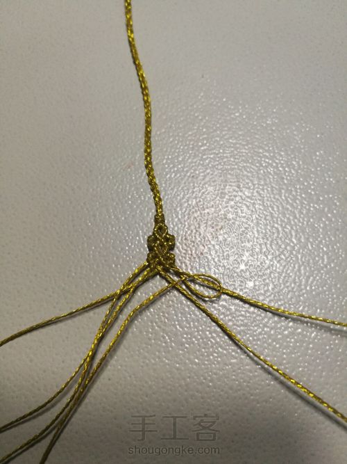 【原创】蕾丝金边珍珠手链 第12步