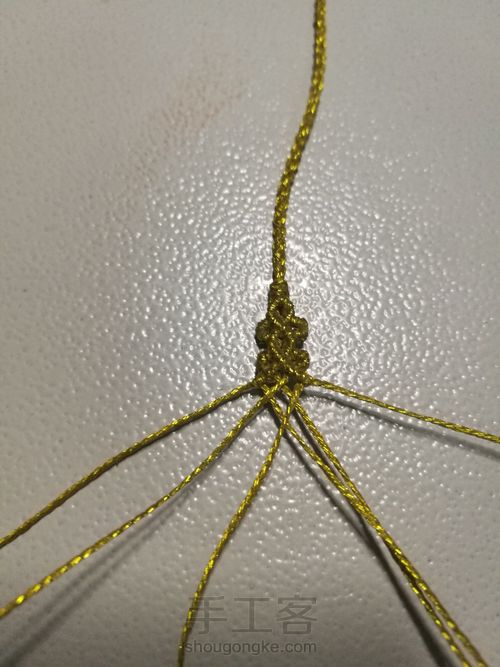 【原创】蕾丝金边珍珠手链 第13步