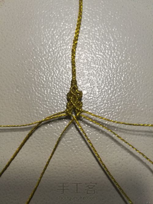 【原创】蕾丝金边珍珠手链 第14步