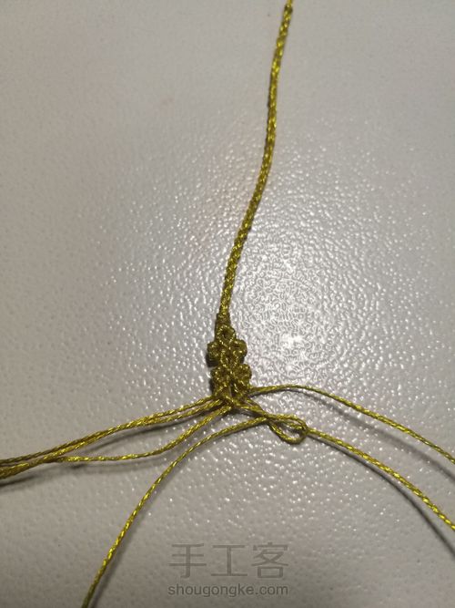 【原创】蕾丝金边珍珠手链 第16步