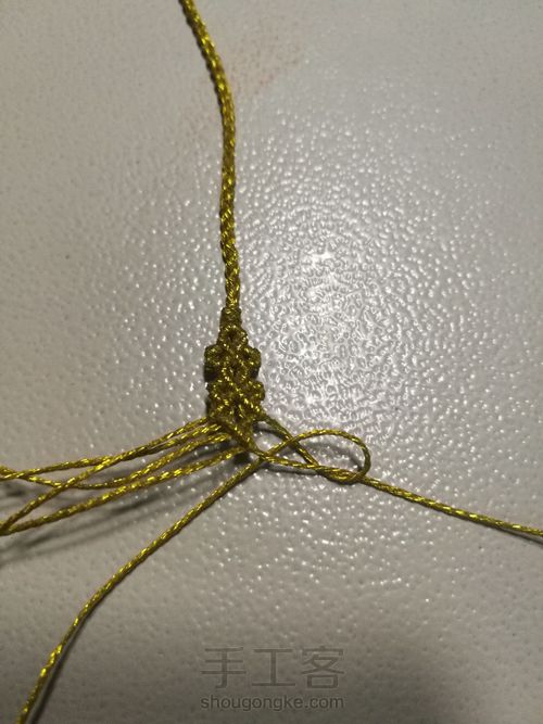 【原创】蕾丝金边珍珠手链 第17步