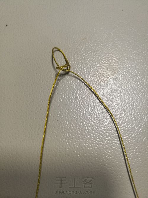 【原创】蕾丝金边珍珠手链 第2步