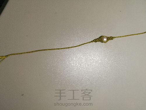 【原创】蕾丝金边珍珠手链 第27步