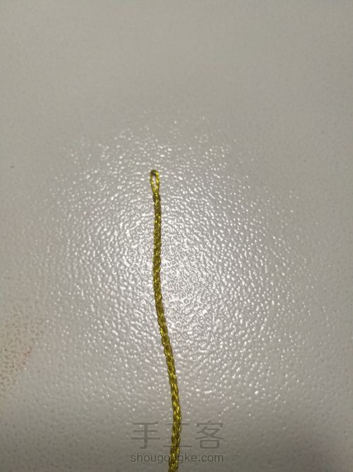 【原创】蕾丝金边珍珠手链 第3步