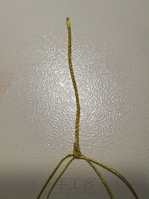 【原创】蕾丝金边珍珠手链 第4步