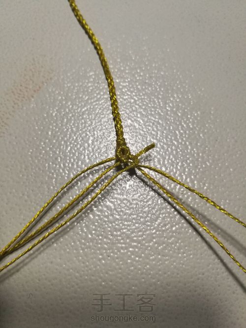 【原创】蕾丝金边珍珠手链 第6步