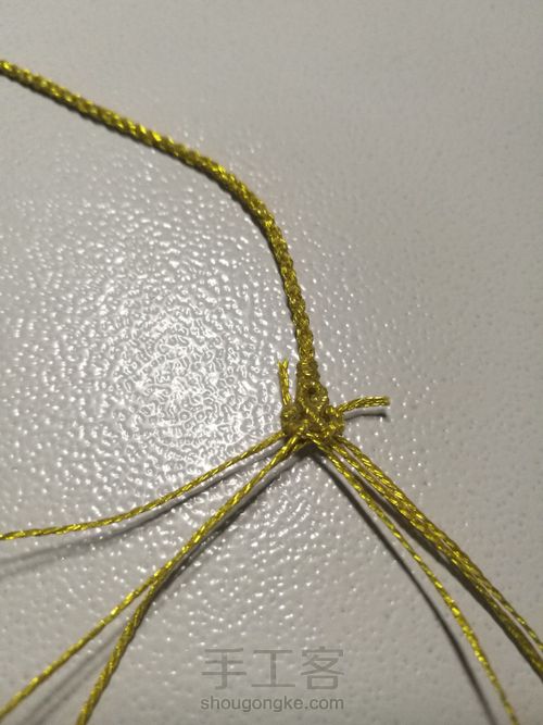 【原创】蕾丝金边珍珠手链 第7步