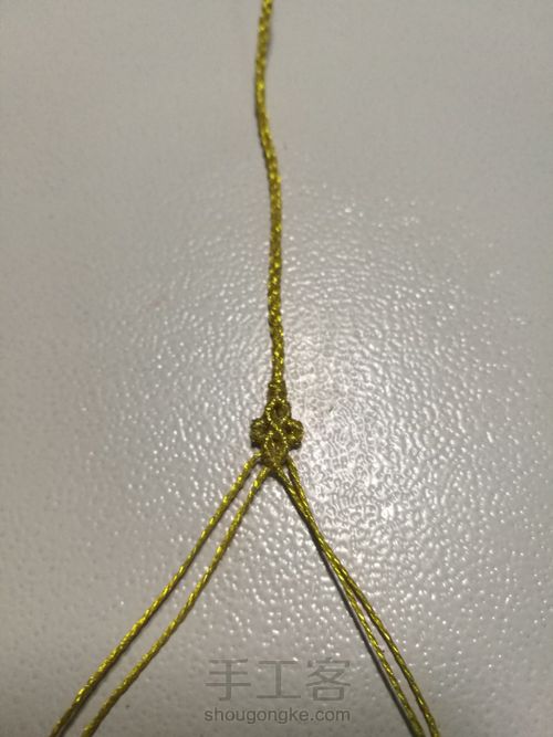 【原创】蕾丝金边珍珠手链 第9步