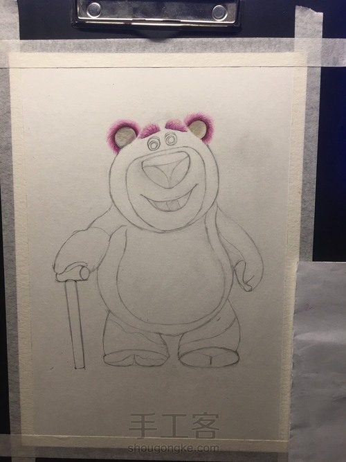 草莓熊 第2步