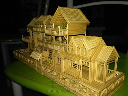 两层楼小别墅模型 第19步