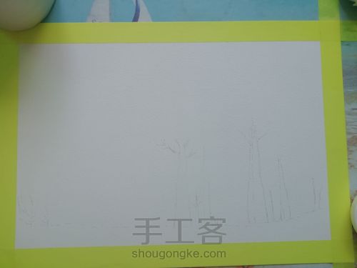 新手入门水彩教程 第1步