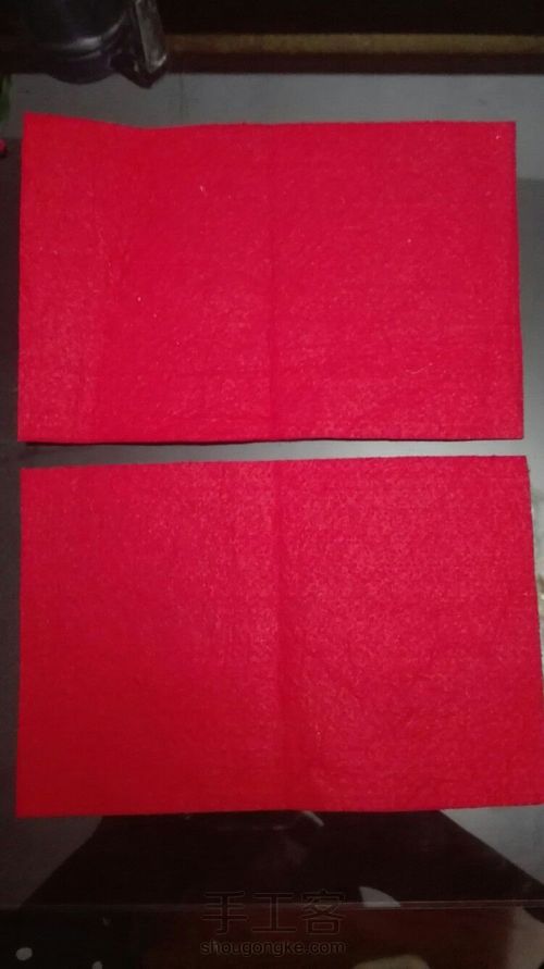 不织布米奇米妮卡包 第2步