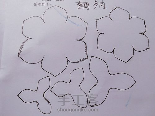 立体热缩 多肉 第1步