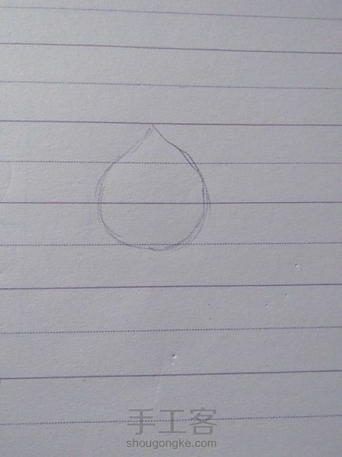 立体热缩 雪莲 第1步