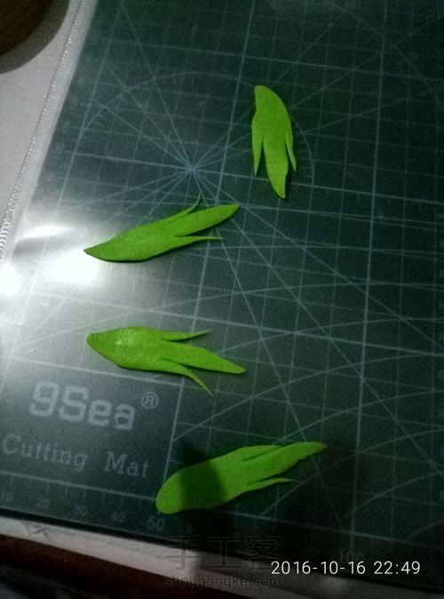 粘土牡丹蝴蝶教程图片 第17步