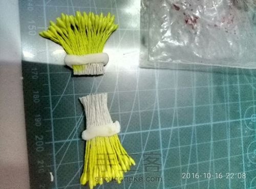 粘土牡丹蝴蝶教程图片 第9步