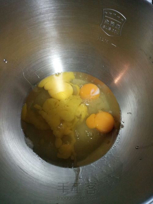 原创槐花蛋糕 第4步