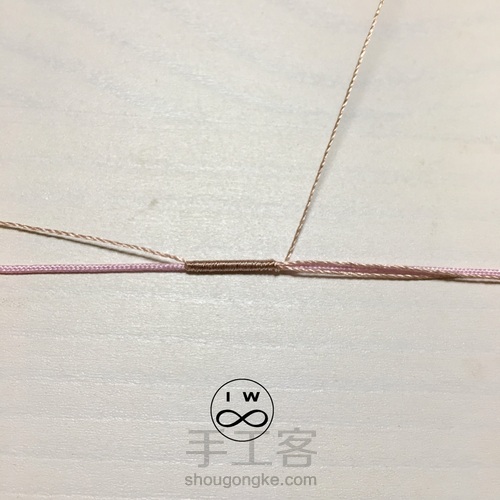 如何编出有质感的菠萝结（升级版） 第2步