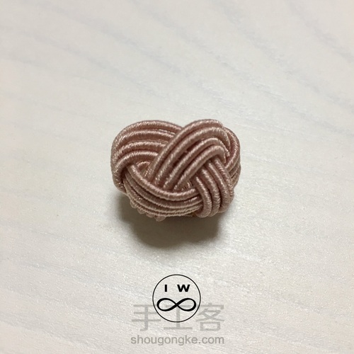 如何编出有质感的菠萝结（升级版） 第5步