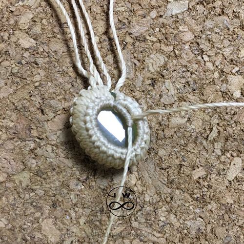 macrame背部收线 第5步