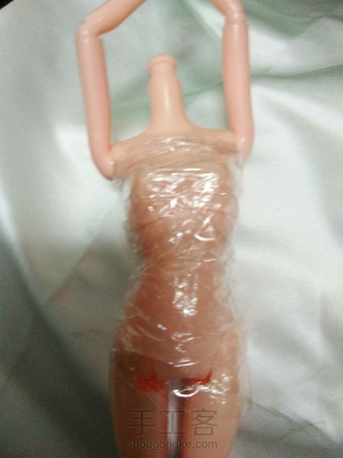 拖尾婚纱 第1步