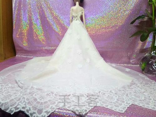 拖尾婚纱 第13步