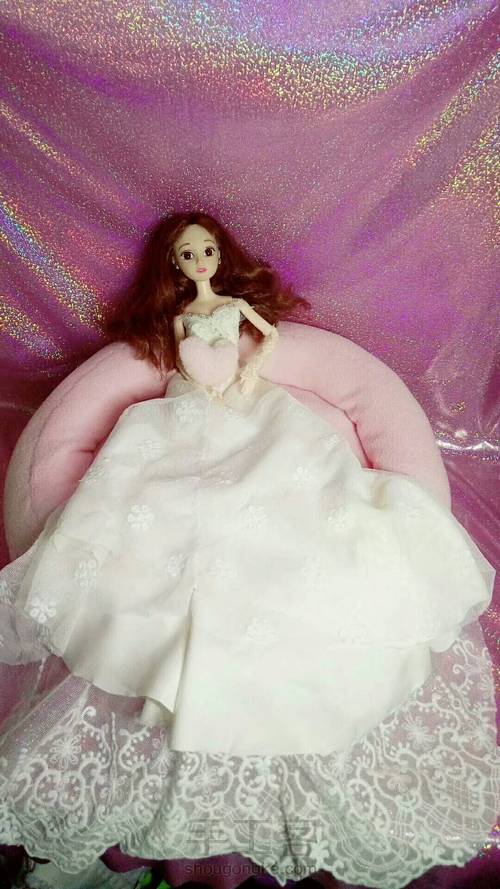 拖尾婚纱 第15步