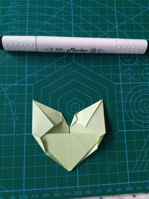 折纸树叶～ 第14步