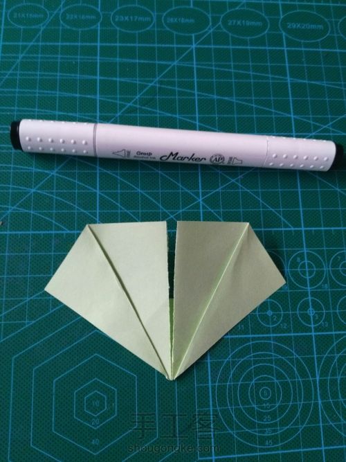 折纸树叶～ 第9步